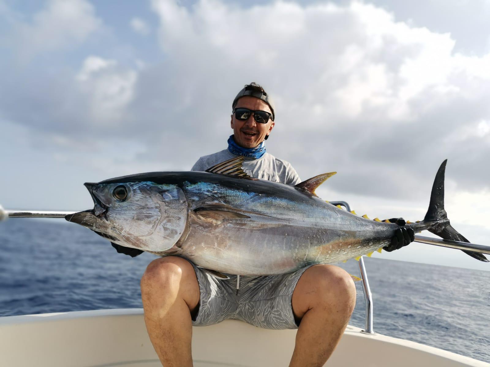 Akdeniz'de yakalanan taze balıklar